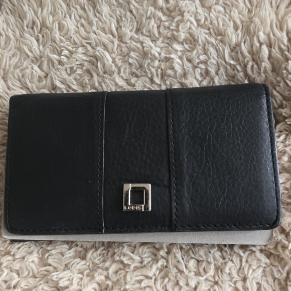 Lodis Leather Wallet Wristlet by with RFI. EUC Box Included. - Picture 2 of 13